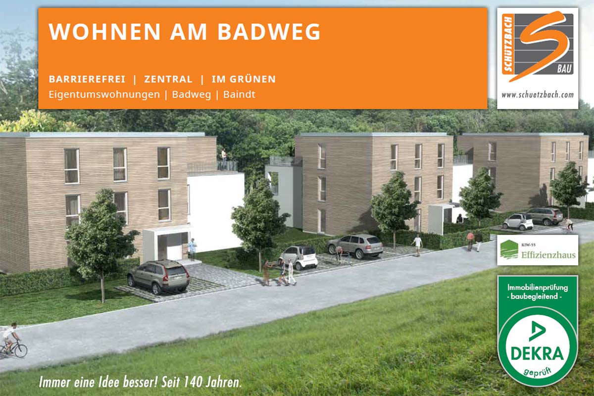 Wohnen im Grünen mit 15 Wohneinheiten und Tiefgarage